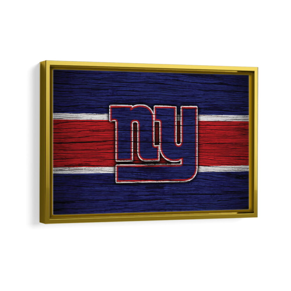 new york giants framed canvas gold frame
