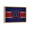 new york giants framed canvas natural beige