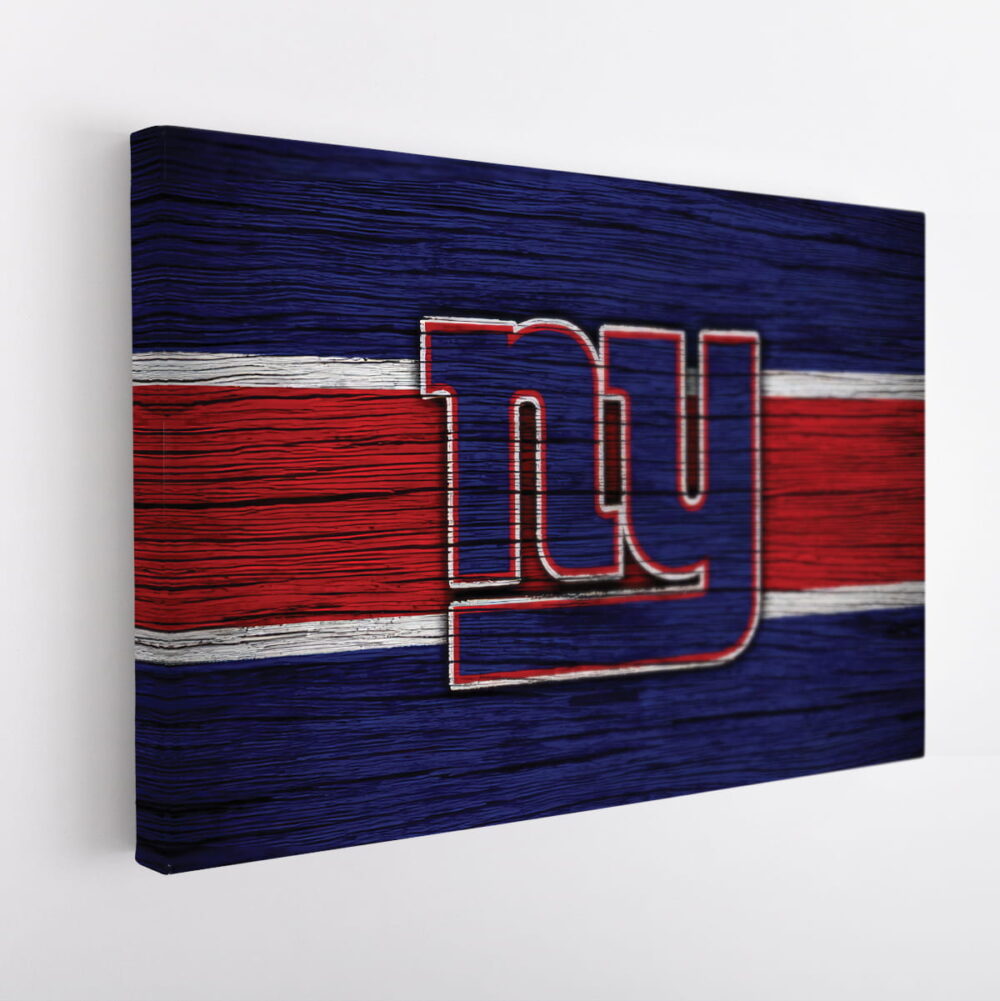 new york giants stretched canvas