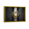 oakland raiders framed canvas gold frame