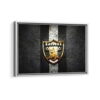 oakland raiders framed canvas white frame