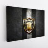oakland raiders stretched canvas