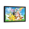 pokemon paradise framed canvas black frame