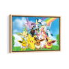 pokemon paradise framed canvas natural beige