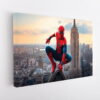 spider man brand new day stretched canvas