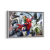 spider man villains framed canvas white frame