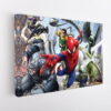 spider man villains stretched canvas