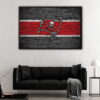 tampa bay buccaneers logo floating frame canvas