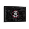 toronto raptors framed canvas black frame