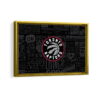 toronto raptors framed canvas gold frame
