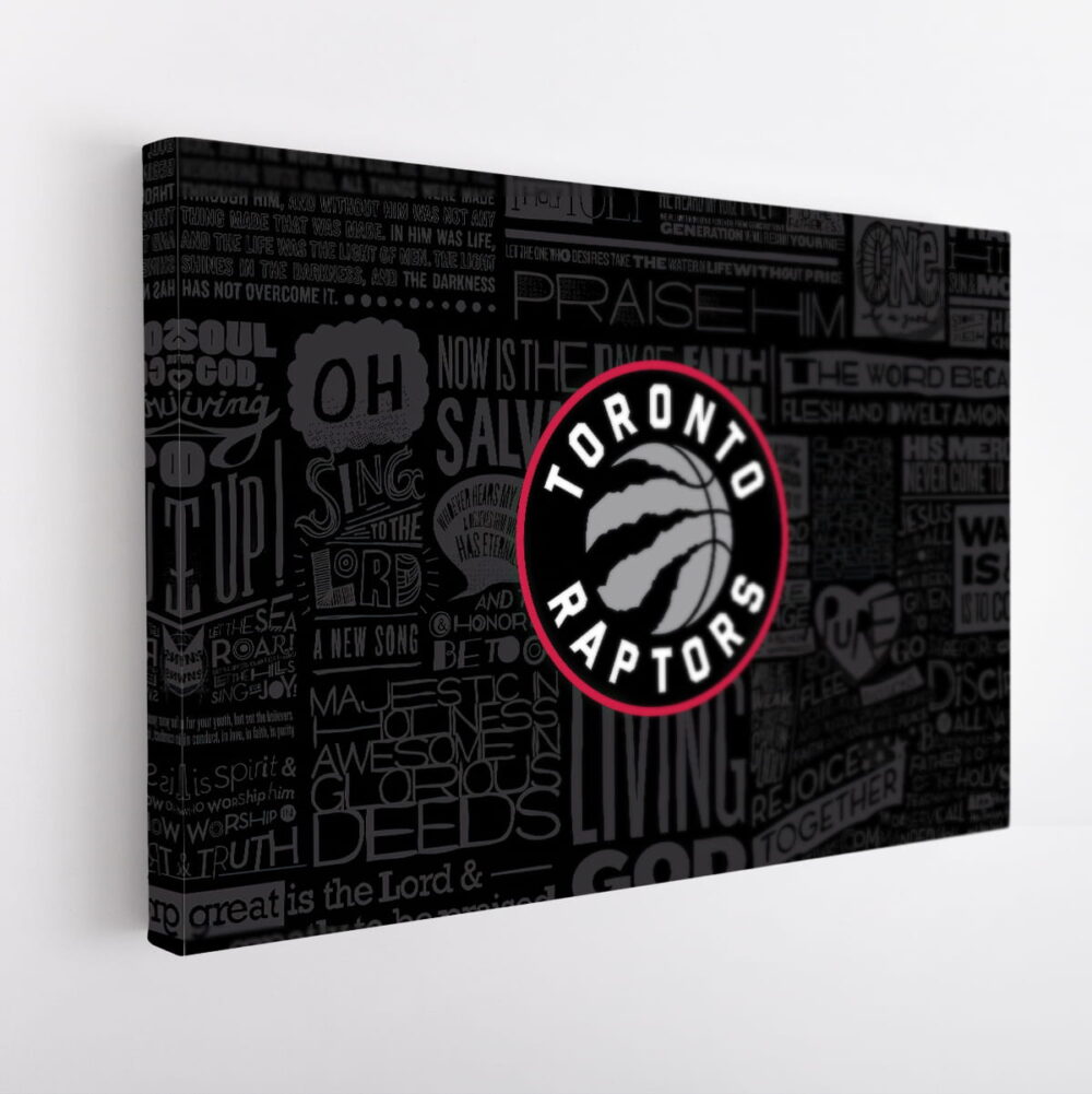 toronto raptors stretched canvas