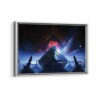 warmind framed canvas white frame