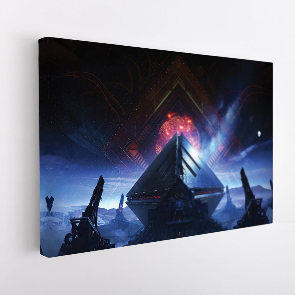 warmind stretched canvas